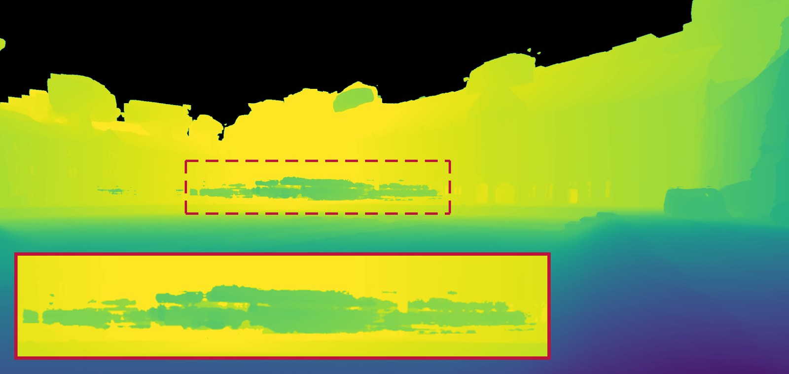 Without occupied voxel guidance, depth